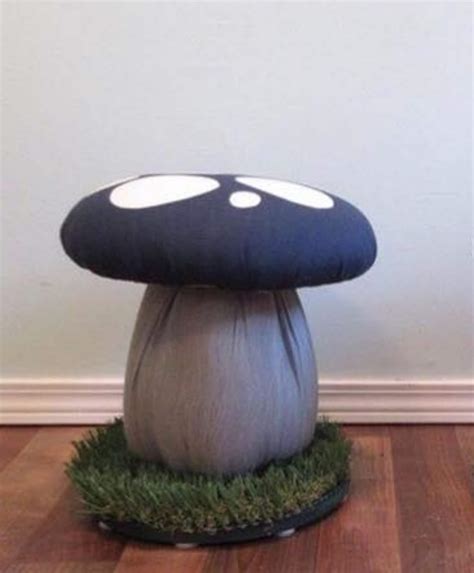 Mushroom Stool Chair Stool Ottoman Woodland Theme Decor Etsy