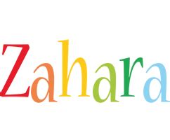 Zahara Logo | Name Logo Generator - Smoothie, Summer, Birthday, Kiddo, Colors Style