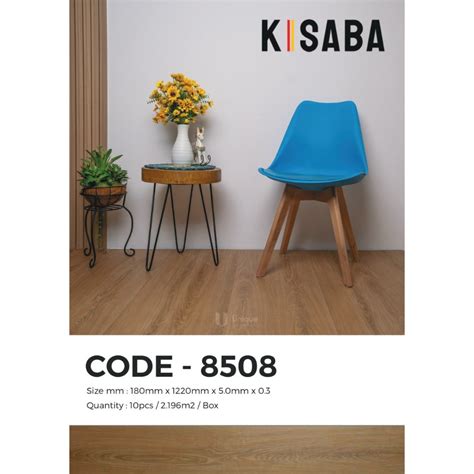 Jual Lantai Flooring Kayu Spc Klik Vinyl Kisaba Mm Vinyl Klik Kayu