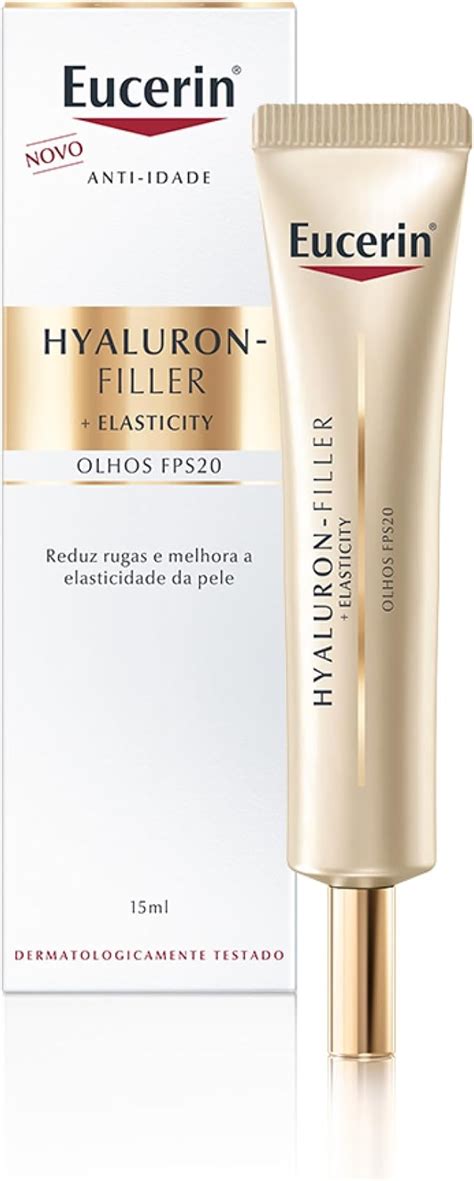 Creme Anti Idade Eucerin Hyaluron Filler Elasticity Olhos Fps Ml