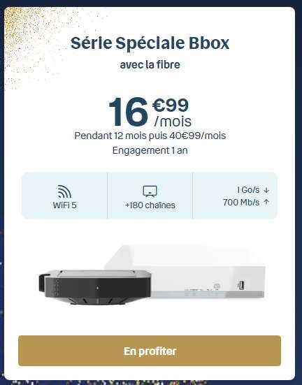 Abonnement Internet Bbox Fibre appels illimités fixes mobiles TV