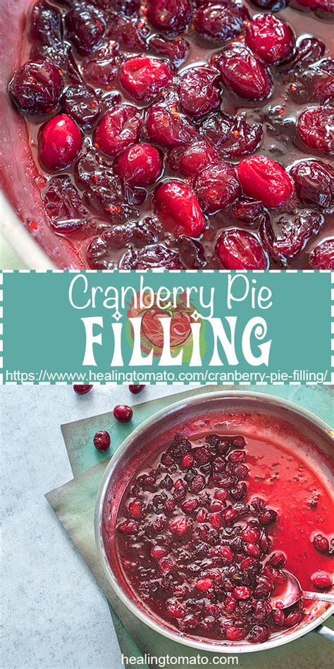 Cranberry Pie Filling Recipe Vegan Healing Tomato Recipes Pie Filling Recipes Tart Recipes