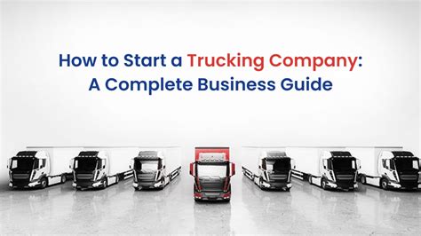 How To Start A Trucking Company A Complete Business Plan AllRide Apps