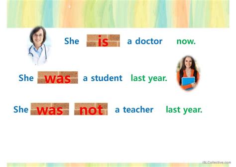 Past Simple Was Were Grammar Guide English ESL Powerpoints