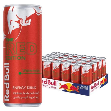 Red Bull Energy Drink Watermelon 24 Cans X 250ml Bidfood Home