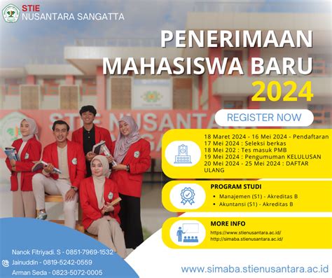 Penerimaan Mahasiswa Baru Ta 2024 2025 Stie Nusantara Sangatta