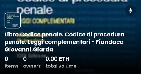 Libro Codice Penale Codice Di Procedura Penale Leggi Complementari