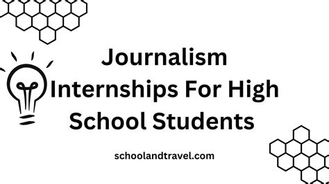 10 Journalism Internships For High School Students Faqs