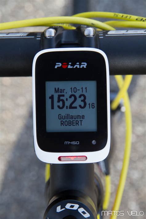 Essai Du Compteur Cycliste Gps Polar M Matos V Lo Actualit S V Lo