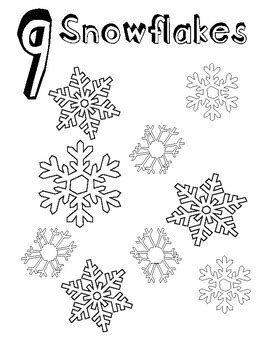 Christmas Coloring Pages, Numbers 1 - 10 by Victoria McNeil | TPT