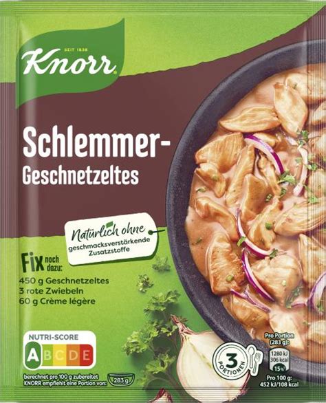 Knorr Fix Schlemmer Geschnetzeltes Online Kaufen Bei Mytime De