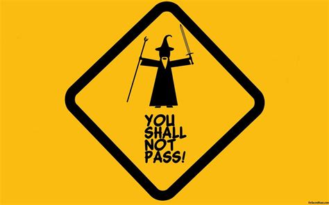 Gandalf You Shall Not Pass Wallpaper