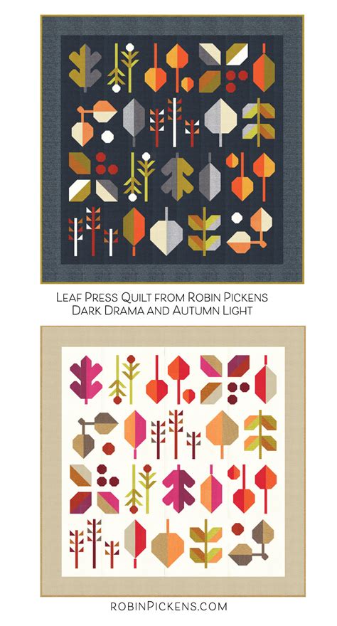 Fall Sew Along With Leaf Press In Forest Frolic Fabric With Robin