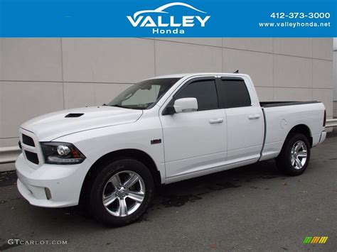 2014 Bright White Ram 1500 Sport Quad Cab 4x4 123924056 Photo 16 Car Color