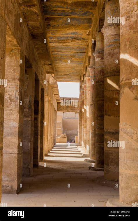 Columns Of The Festival Hall Of Thutmose Iii In The Karnak Temple