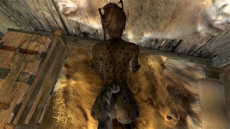 Skyrim Sexy Khajiit Nude Cumception