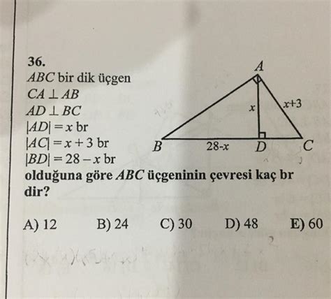 Geometri Öklid sorusu 9 sınıf yardımcı olur musunuz cevap 60 Eodev