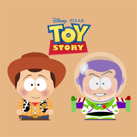 South Park style Wallpaper 4K, Toy Story, Woody, Movies, #9378