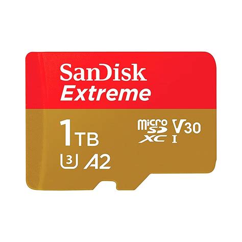 Cartao De Memoria SD SanDisk Extreme 1TB V30 A2 U3 4K UHD SDSQXAV