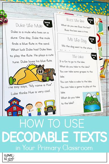 How To Use Decodable Text In Your Classroom I Love 1st Grade