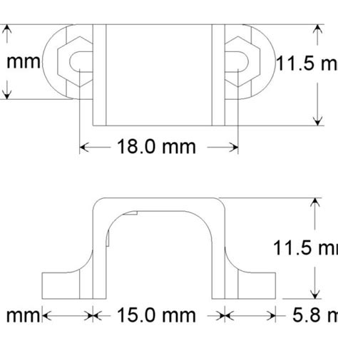 PAR DE SOPORTES PARA MICRO MOTOR N20 Grupo Electrostore