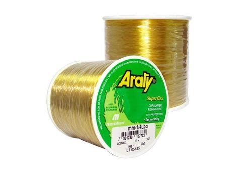 Linha Araty Superflex 1 4lb Ouro 0 35mm 930m o Melhor Preço é no Zoom