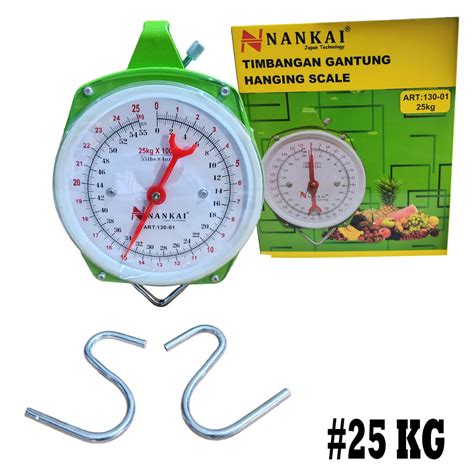 Jual ORIGINAL Nankai Timbangan Gantung 25kg 25 Kg Hanging Scale