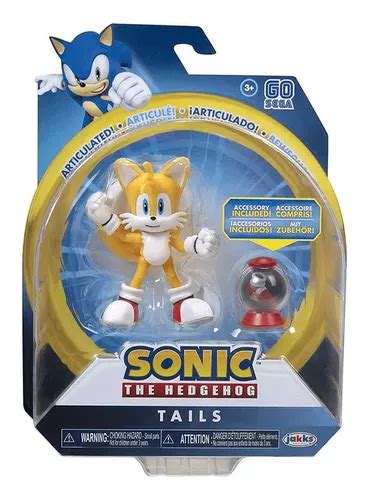 Boneco Articulado Sega Tails Sonic The Hedgehog Fun Parcelamento Sem