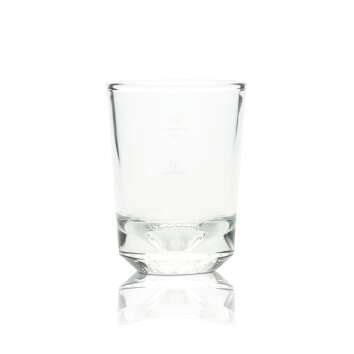 6x Absolut Wodka Glas 4cl Grcic Shot Gläser Kurze Schnaps