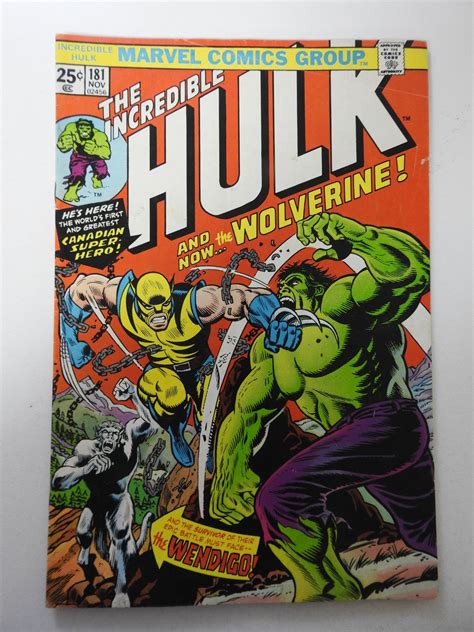 The Incredible Hulk Vg Fn Condition Mvs Intact Stain Fc