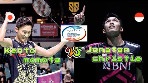 AUSTRALIAN OPEN 2023 R 32 MS Jonatan Christie VS Kento Momota