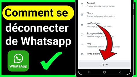 Comment Se Déconnecter De Whatsapp Sur Téléphone Comment se