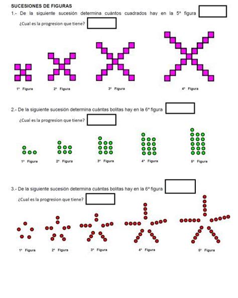 Sucesiones De Figuras Sucesiones El Plano Cartesiano Leer Y Escribir