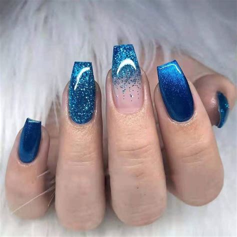 Navy Blue Ombre Acrylic Nails 10 Stunning Designs You Need To Try