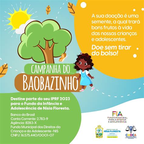 Prefeitura de Nísia Floresta CAMPANHA DO BAOBÁZINHO