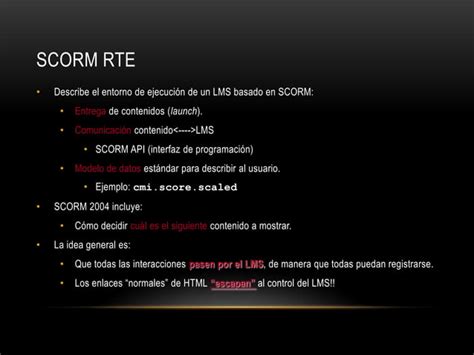 Scorm PPT