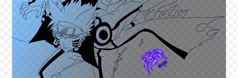 Modo Naruto Bijuu Lineart Png Klipartz