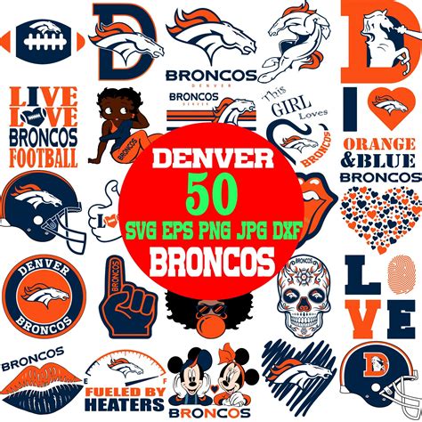 Denver Broncos Svg Bundle Denver Broncos Broncos Nfl Teams Logos