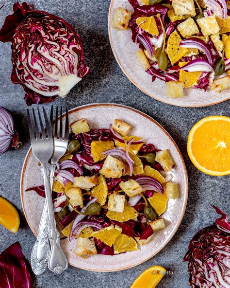 Insalata Di Radicchio E Arance Ricetta Facile E Leggera