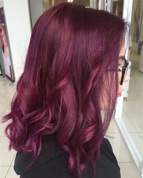 50 Shades Of Burgundy Hair Color Dark Maroon Red Wine Red Violet Burgundy Hair Dark Red