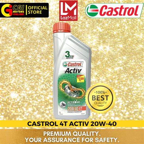 Castrol Activ T Liter W Engine Oil With Actibond Molecules