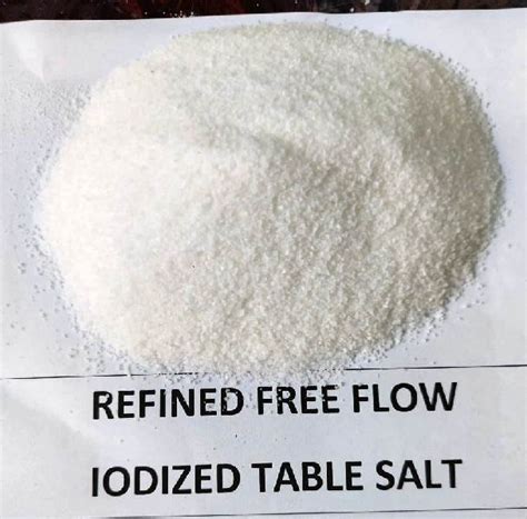 Refined Free Flow Iodised Table Salt Manufacturer Supplier From Gandhidham