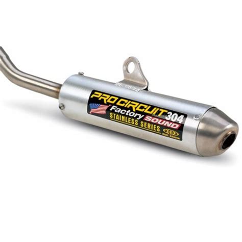 Pro Circuit Silencer 304 Factory Sound Slip On Suzuki RM 125 2002 2007