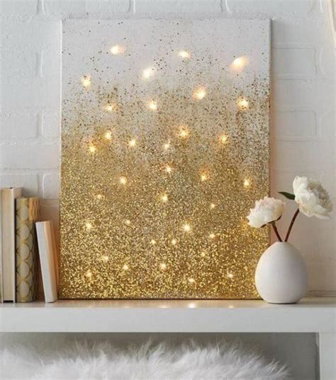 Wall Art: Glitter Canvas Wall Art (#11 of 20 Photos)