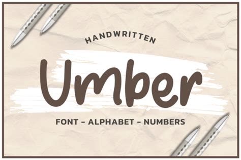 Umber Font Aplhabet Graphic By Fromporto Creative Fabrica