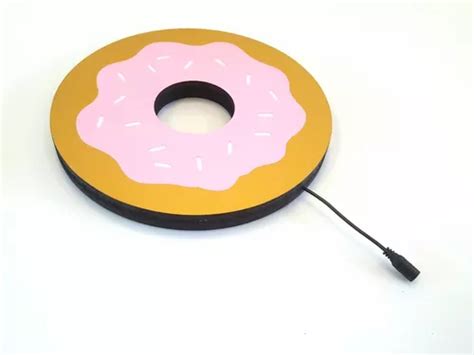 Luminoso Led Donuts Homer Simpsons Placa Display Luminaria