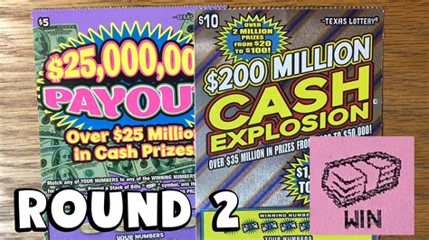 New Tickets Round 2 25 000 000 Payout 200 Million Cash Explosion