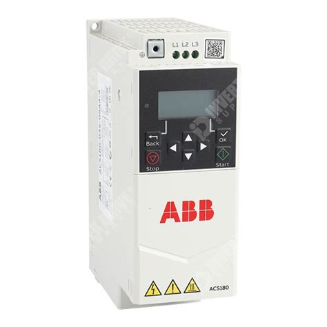 ABB ACS180 1 5kW 2 2kW 400V 3ph AC Inverter Drive STO C3 EMC AC