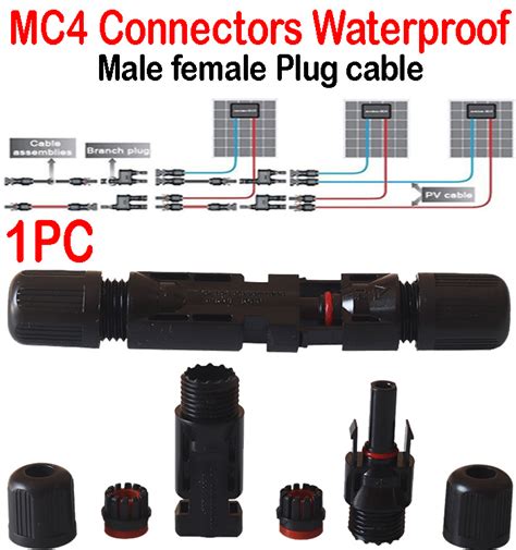 1Set 5set MC4 Connectors Waterproof Male Female Plug Cable Terminals