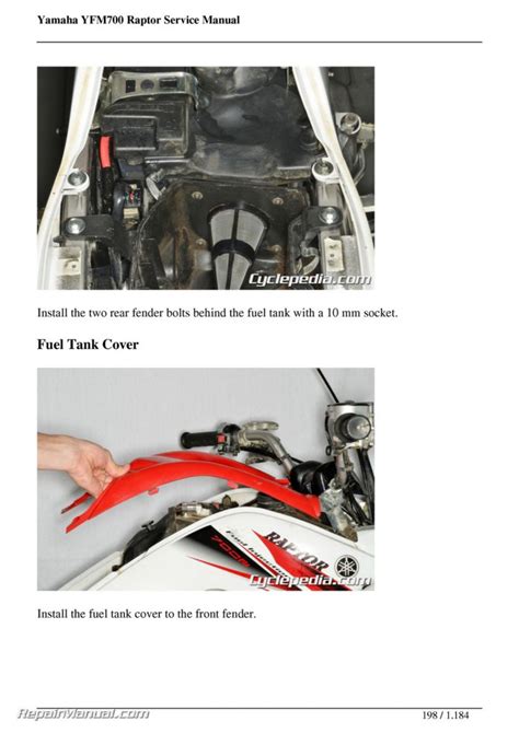 2006 2014 Yamaha YFM 700 Raptor Cyclepedia Printed ATV Service Manual